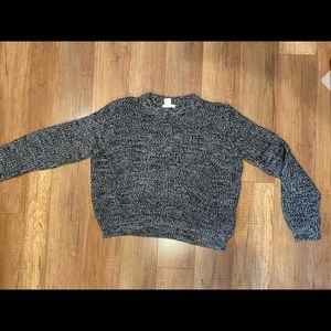 Grey H&M Medium Cropped Sweater